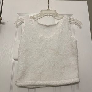 Women’s Small Sherpa Pajama Top V Neck